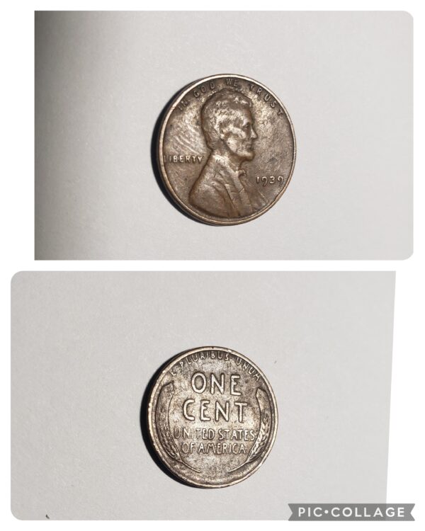 1939 Wheat penny